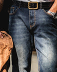 Men’s Vintage Straight-Leg Jeans – Classic American Cool