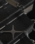 Men’s Versatile 925 Sterling Silver Chain – Heavy Asterism Link Hoodie Necklace
