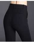 Women’s High-Waist Slimming Pants – Elegant Commute Style with Flowy Bell-Bottom Cut
