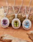 Women's natural Gemstone Necklace