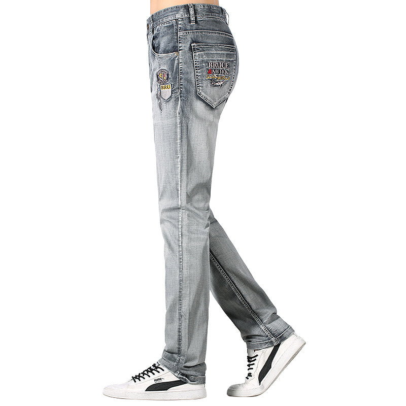 Jeans droits pour hommes