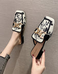 Women's Closed Toe Half Slippers For Summer