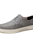 Men’s Genuine Leather Shoes – Versatile Low-Top Full-Grain Design