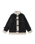 Unisex Retro Lamb Fur Coat – Cozy Warmth with Vintage Street Edge