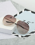 Lunettes de soleil dégradées tendance pour femmes – Lunettes de sport ovales et élégantes (16 couleurs disponibles)