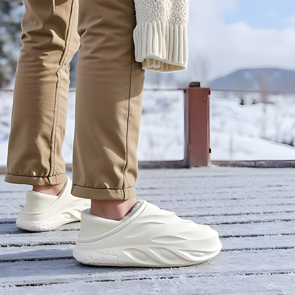 🧦 Men’s Winter Slippers – Cozy House Shoes with Grip