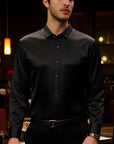 🔥 HERREN-CARDIGAN AUS MAULBEERSEIDE – LANGARM-LUXUS-PASSFORM (100 % REINE SEIDE) – ELEGANZ NEU DEFINIERT