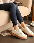 Fleece-lined Warm Casual Shoes Women's Cotton Shoes