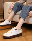White / Green Women's Board Shoes