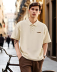 Embroidered Polo Shirt T-shirt For Men