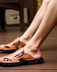 Men's Half Slippers Lazybones' Shoes Fashion