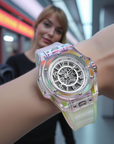 Automatische mechanische Uhr Unisex Transparent
