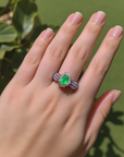 💍✨ Natural Emerald Ring – Regal Elegance for the Modern Woman