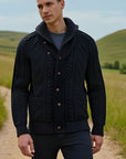 Pull ample rétro pour homme – Pull en tricot d'inspiration vintage – Confort en vinyle épais
