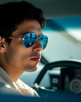 Driver Personality Polarized Toad Mirror FOR MEN