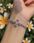 Damenarmband mit natürlichem Turmalin – Schmuck aus heilendem Edelstein aus 925er Sterlingsilber