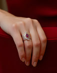 Natural Burnt Ruby Ring – Earth’s Fiery Artistry