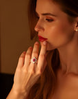 Natural Burnt Ruby Ring – Earth’s Fiery Artistry