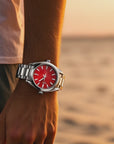 ⌚🔥 Men's Stainless Steel Automatic Watch – Precision Meets Timeless Elegance