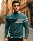 Men’s Thickened Cotton Sweater – Loose-Fit Modal Pullover for Autumn Leisure Wear
