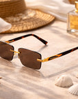 MEN'S Natural Crystal Stone Sunglasses – Handcrafted Luxury