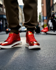 High-Top-Schuhe für Herren – Komfort aus hochwertigem Schweinsleder und Mikrofaser