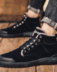 Ankle Boots Men Winter Warm Plush Shoes ( 3 to 7 Days shipping)