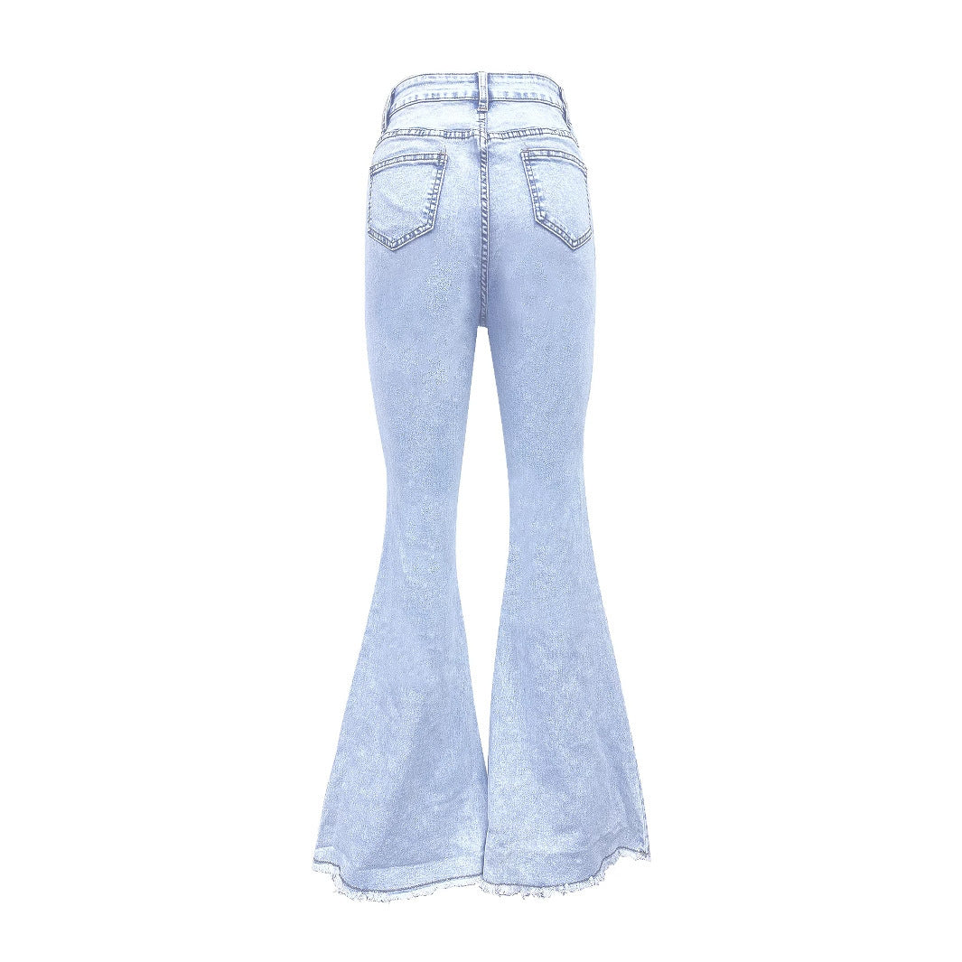 Stretch Micro-nail Pearl Jeans