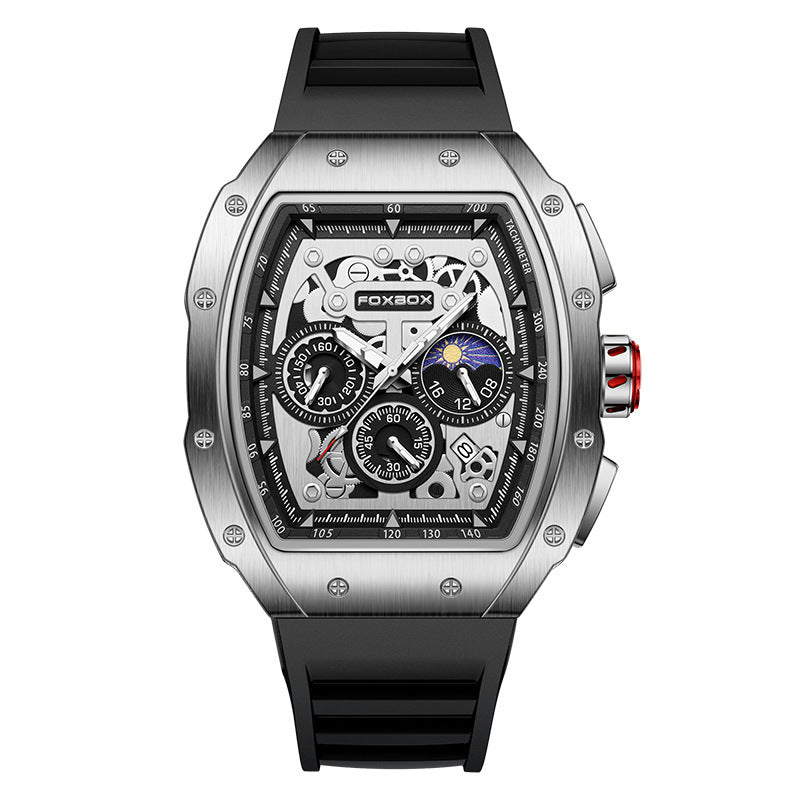 Hollow Multifunctional Waterproof Watch men