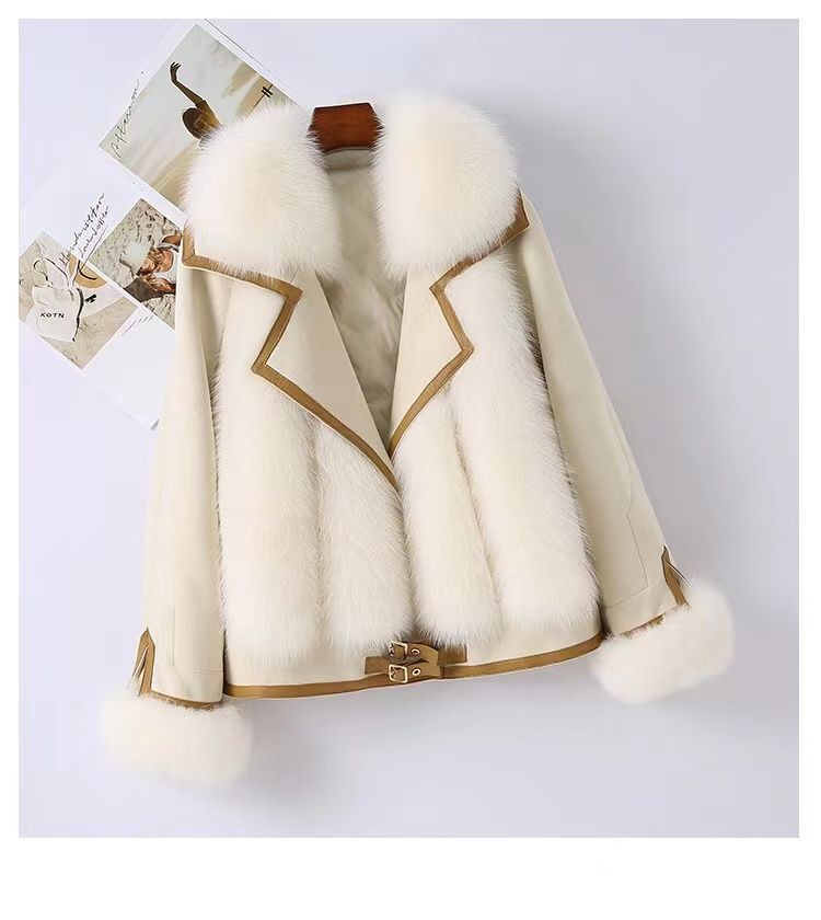 Fur Women&#39;s Fur Imitation Fox Fur Jacket