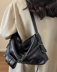 Women's Bags With Small Wallet Fashion Retro Chain Shoulder Bag