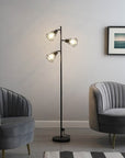 Adjustable Cage Shade Industrial Farmhouse Metal Floor Lamp (USA ONLY 3 TO 5 DAYS SHIPPING)