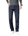 Men's Lambswool Fleece Padded Jeans Winter