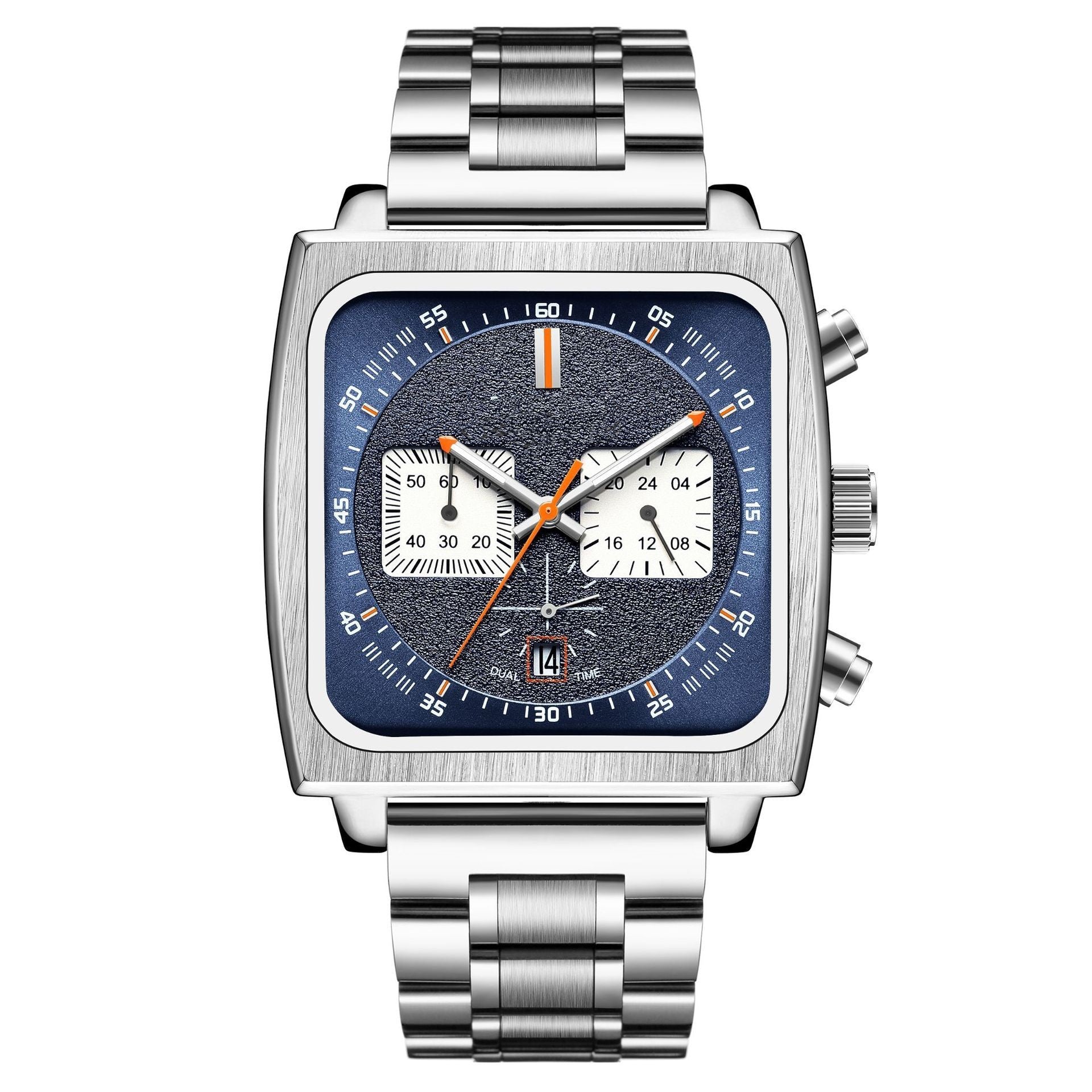 Business Men&#39;s Square Multi-function Watch