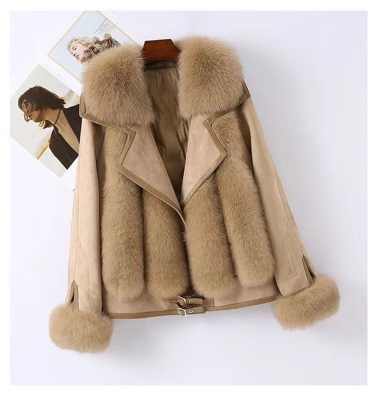 Fur Women&#39;s Fur Imitation Fox Fur Jacket