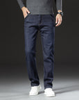 Men's Lambswool Fleece Padded Jeans Winter