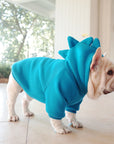 Pet Apparel Fleece Solid Color Hoodie