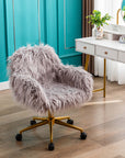 Modern Faux Fur Home Office Chair ( USA ONLY + 3 TO 5 DAYS SHIPPING)