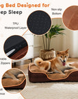 Memory Foam Pet Bed For Small Dogs And Cats ( USA ONLY + 3 TO 5 DAYS SHIPPING)