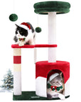 33 Inch Christmas Style Cat Climbing Frame  ( USA ONLY + 3 TO 5 DAYS SHIPPING)