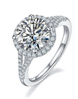 3 Carats Moissanite Inlaid Ring women