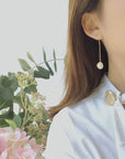 Women's Long Pearl Earrings  (3 TO 7DAYS SHIPPING)