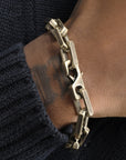 Bracelet Hip-Hop en acier titane – Street Luxe Essential