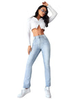 Women’s Slim Straight Jeans – Effortless Everyday Elegance