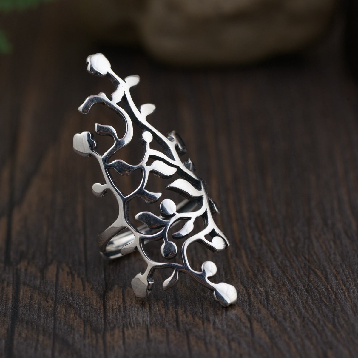 Stylish S925 silver ring women