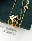 Natural crystal star fringed Necklace (3 to 7 Days shipping)