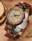 Classic Women's Elk Quartz Wooden Watch