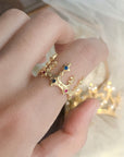 Vintage castle crown ring FOR WOMEN