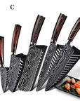 Damascus Steel Knife  (USA ONLY)