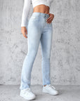 Women’s Slim Straight Jeans – Effortless Everyday Elegance